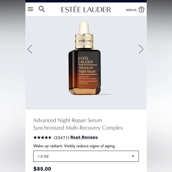 Estée Lauder Advanced Night Repair Serum 1oz - Picture 3 of 3